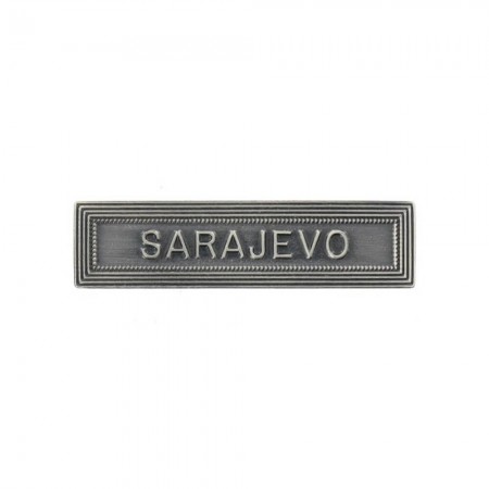 Agrafe Sarajevo Argent pour Médaille Pendante