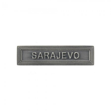 Agrafe Sarajevo Argent pour Médaille Pendante