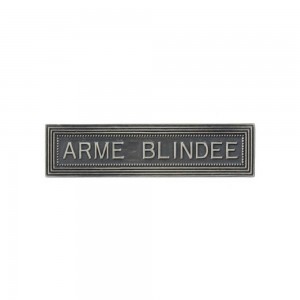 Agrafe Arme Blindée pour Médaille Pendante