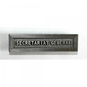 Agrafe Secrétariat Général pour Médaille Pendante