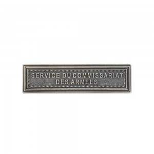 Agrafe Service du Commissariat des Armées pour Médaille Pendante