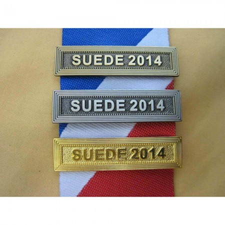 Agrafe Suède 2014 pour Médaille Réduction et Dixmude