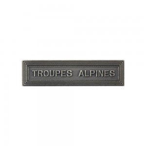 Agrafe Troupes Alpines pour Médaille Pendante