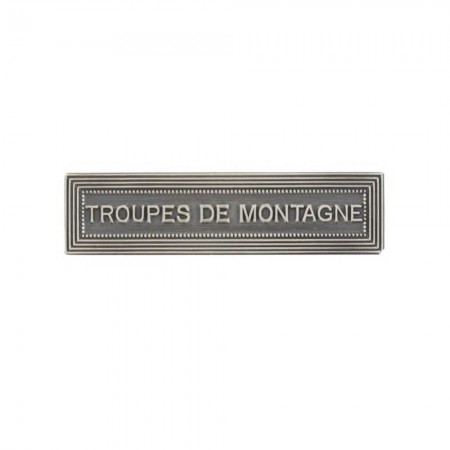 Agrafe Troupes de Montagne pour Médaille Pendante