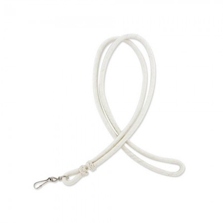 Cordon de Sifflet de Police - Blanc Nylon Luxe