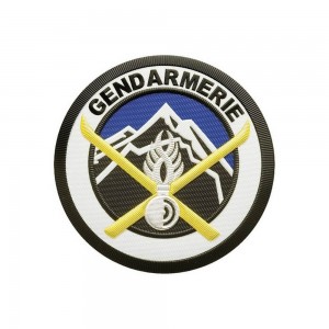 Écusson de Bras de Spécialités Rond Plastique - Gendarmerie Haute Montagne