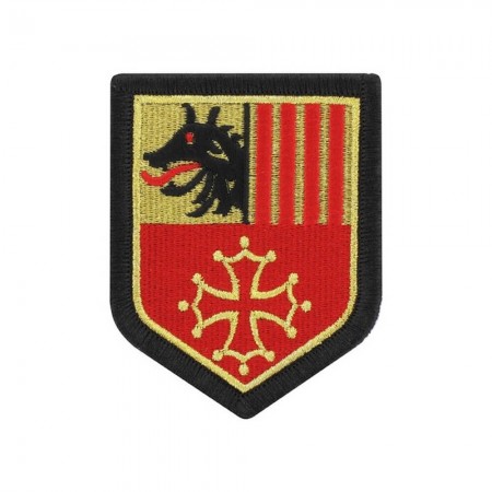 Écusson de Bras Gendarmerie de Légion Brodé - Languedoc Roussillon