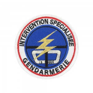 Écusson de Bras Gendarmerie Rond Brodé - Intervention 2e Génération
